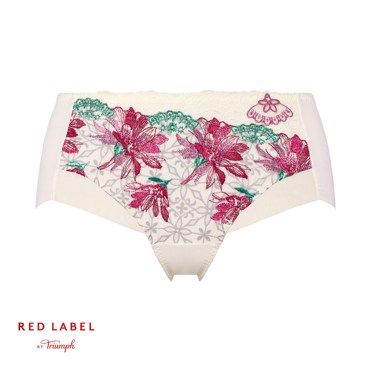 トリンプ Triumph TR0112 レッドレーベル バイ トリンプ 天使のブラ スリムライン ショーツ ボーイズレングス ヒップハング ヘム 単品(VL-バニラ-M)