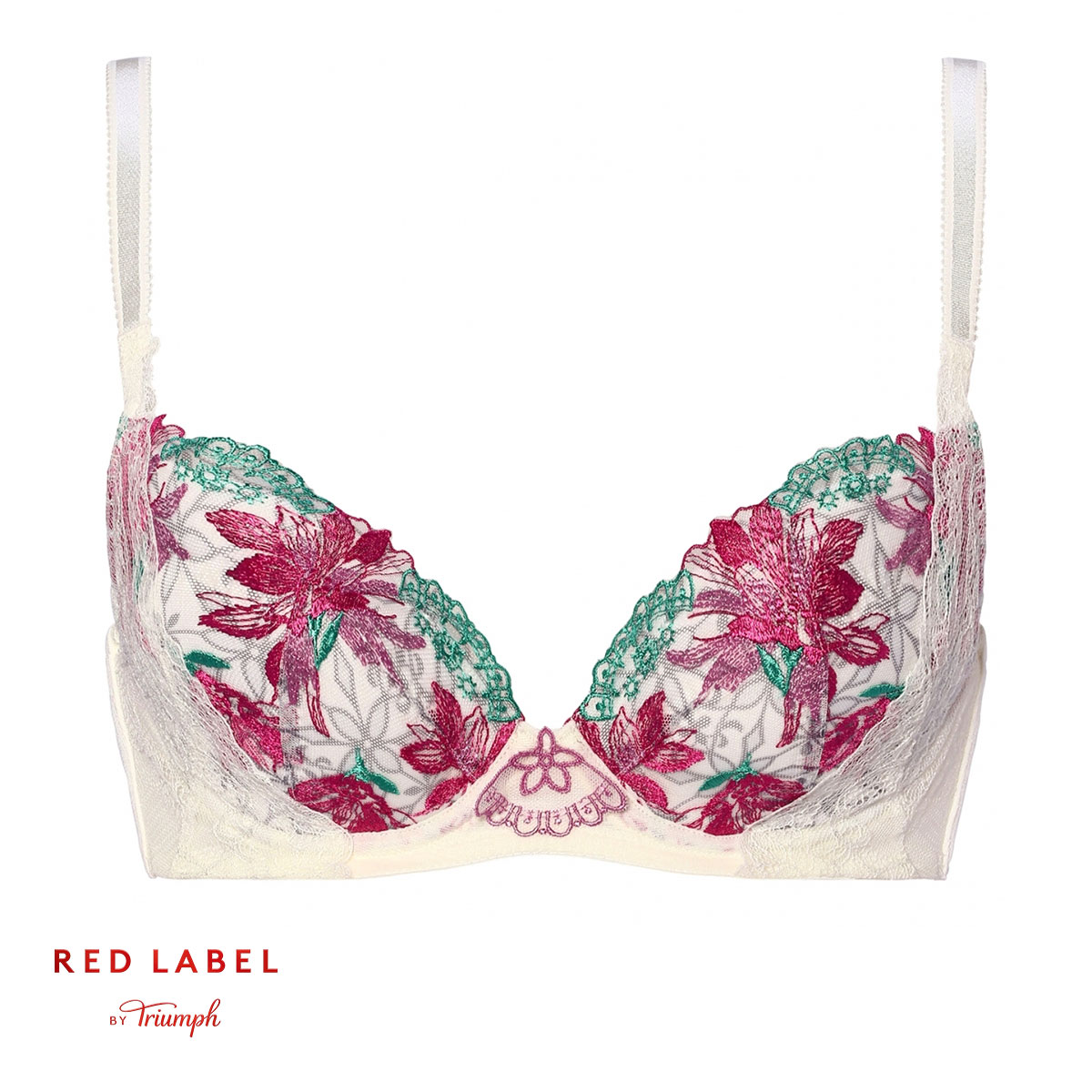トリンプ Triumph TR0112 レッドレーベル バイ トリンプ 天使のブラ スリムライン ブラジャー DEF 大きいサイズ 単品(VL-バニラ-D65)