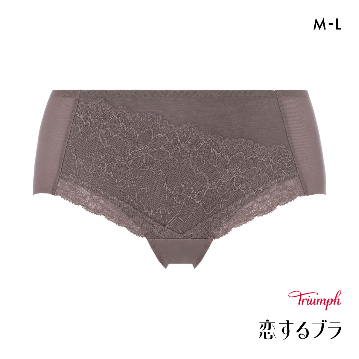 トリンプ TR612 恋するブラ ボーイレングスショーツ ML Triumph(GY-グレー-M)