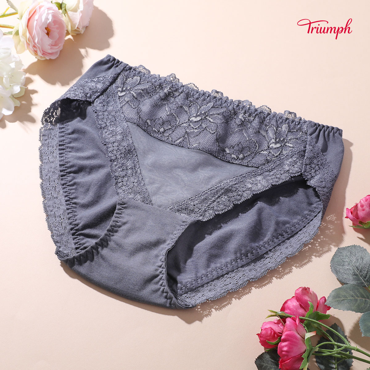 トリンプ Triumph TR612 恋するブラ ショーツ スタンダード レギュラー ノーマル ML 単品(GY-グレー-M)