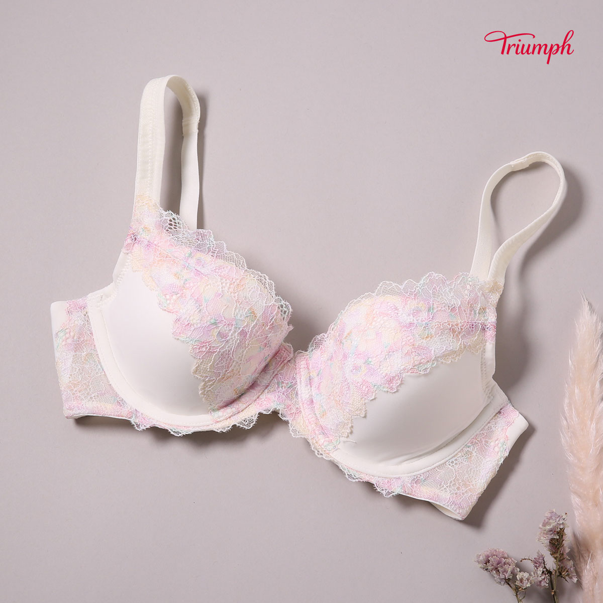 トリンプ Triumph TR613 恋するブラ ブラジャー DE 単品 大きいサイズ(ECR-エクリュ-D65)