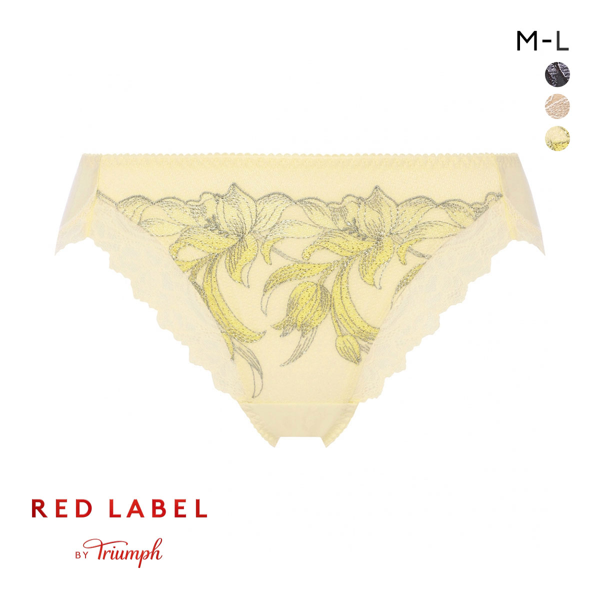 トリンプ Triumph TR0113 レッドレーベル バイ トリンプ ヨセアゲハ ショーツ スタンダード レギュラーショーツ ML 単品(CR-クリーム-M)