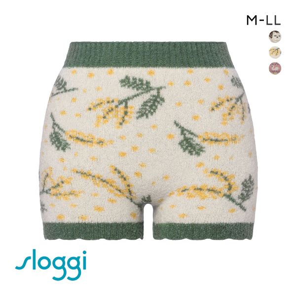 トリンプ Triumph スロギー sloggi G089 ニットパンツ 1分丈 毛パン“ほっ”とあったか ニット柄パンツ あったか ふわふわ ボトム
