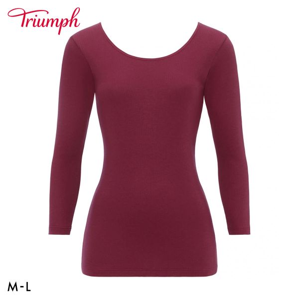 トリンプ TR5400 海底火山インナー 8分袖トップ ML Triumph