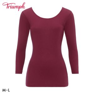 トリンプ TR5400 海底火山インナー 8分袖トップ ML Triumph