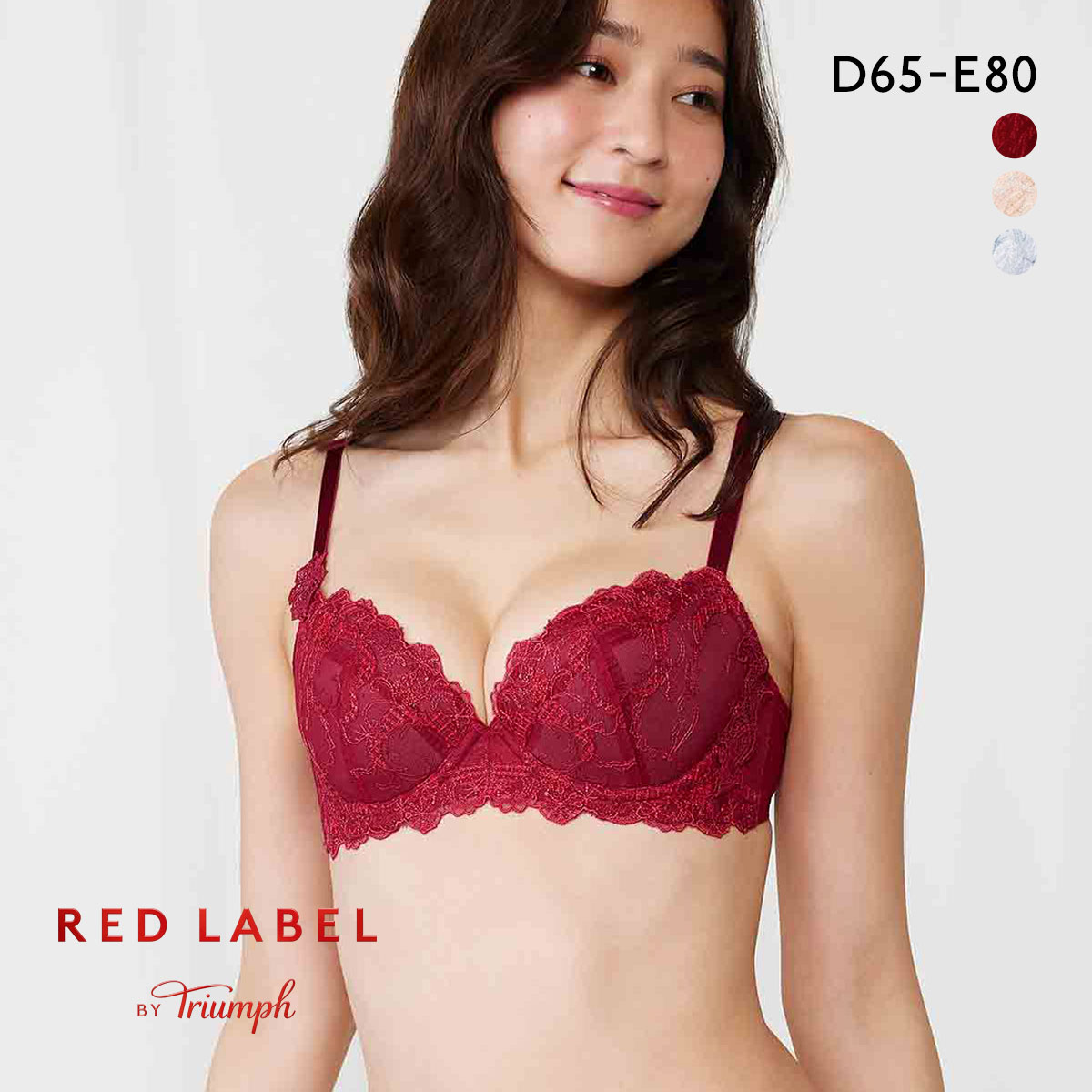 トリンプ TR0114 レッドレーベル バイ トリンプ ブラジャー 3/4カップ DE Triumph(RE-レッド-D65)