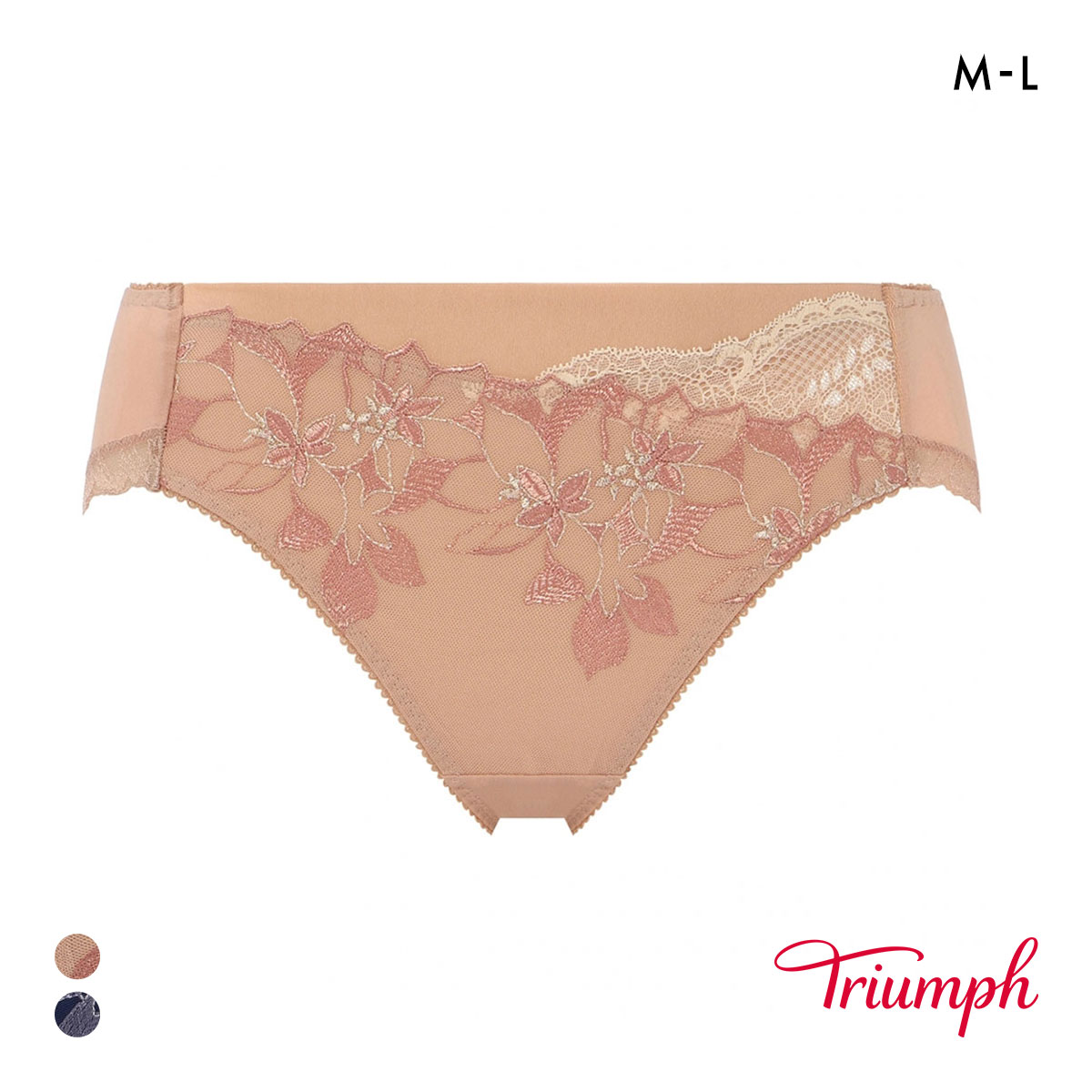 トリンプ TR625 小さくしたいブラ 揺れずにキープ レギュラーショーツ スタンダード ML Triumph(BR-ブラウン-M)