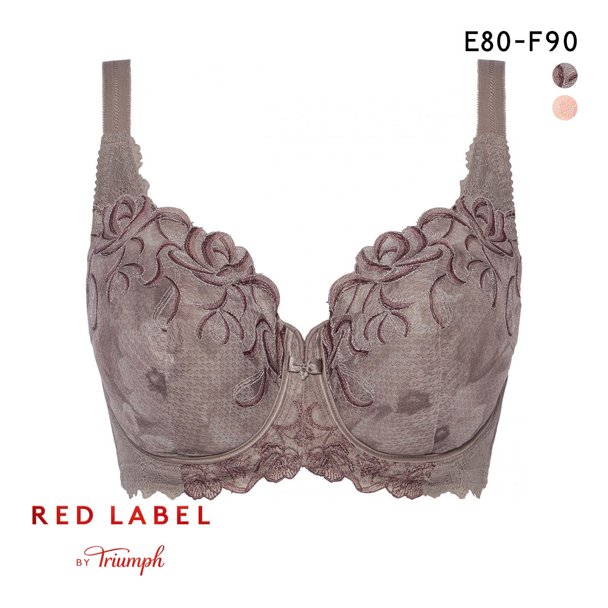 トリンプ TR0117 レッドレーベル バイ トリンプ ブラジャー フルカップ EF 大きいサイズ Triumph(CAF-コーヒー-E80)
