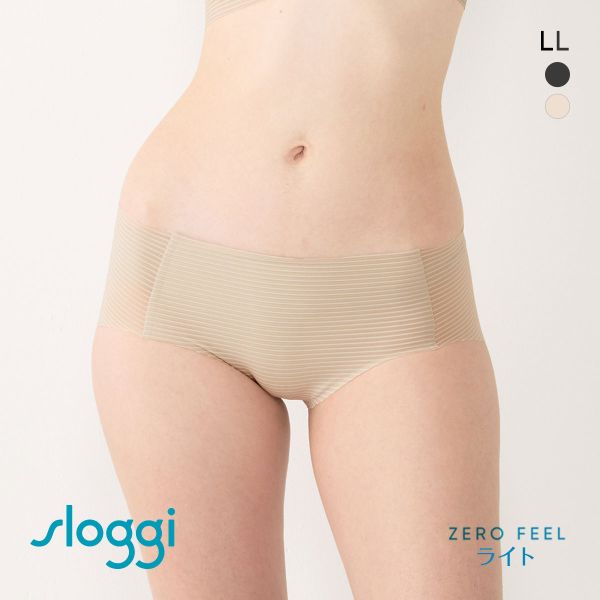 トリンプ スロギー ゼロ フィール ライト G065 N-Top sloggi ZERO FEEL レギュラーショーツ ヒップスター LL Triumph BK BE