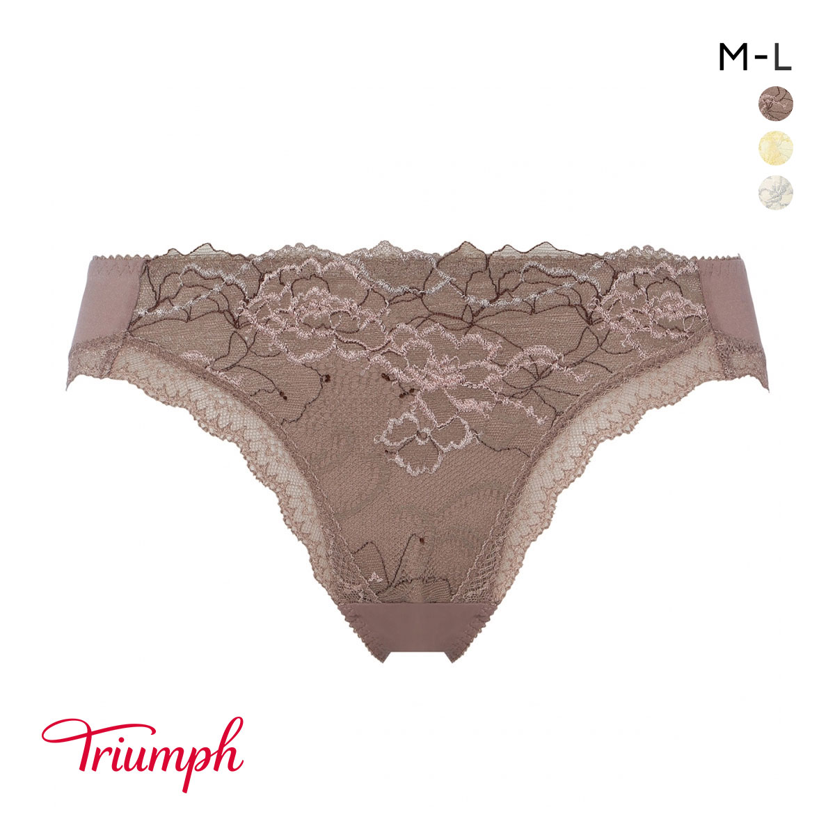 トリンプ TR630 優々ブラ レギュラーショーツ ML  Triumph(BR-ブラウン-M)