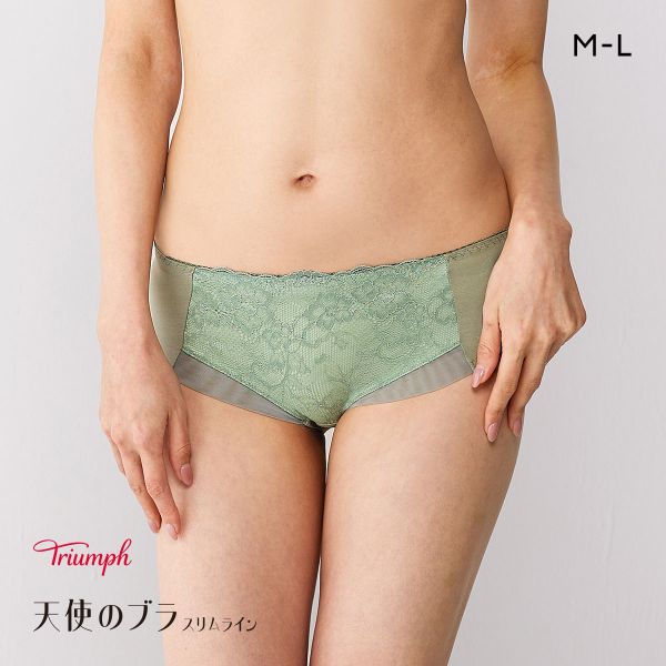 トリンプ TR632 天使のブラ スリムライン レーシィ ショーツ ボーイレングス ML GR Triumph
