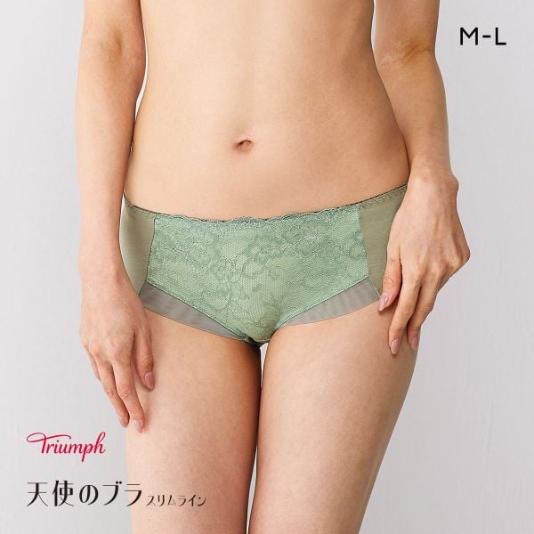 トリンプ TR632 天使のブラ スリムライン レーシィ ショーツ ボーイレングス ML GR Triumph