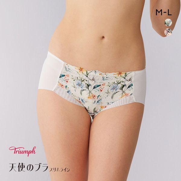 【メール便(4)】 トリンプ TR632 天使のブラ スリムライン レーシィプリント ボーイズレングスショーツ ML Triumph 【メール便(4)】 トリンプ TR632 天使のブラ スリムライン レーシィプリント ボーイズレングスショーツ ML Triumph