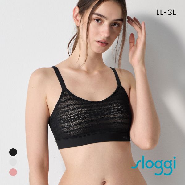 トリンプ スロギー フリーオールラウンド レース sloggi FREE AR Lace ハーフトップ ラージ LL-3L ワンサイズ Triumph