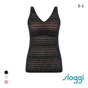 トリンプ スロギー フリーオールラウンド レース sloggi FREE AR Lace Vネック カップ付きトップ S-L ワンサイズ Triumph
