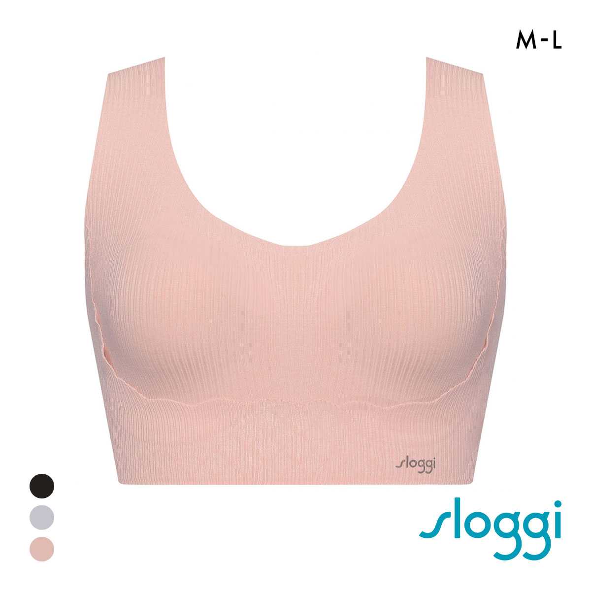 トリンプ スロギー ナイトブラ sloggi G080 N-Top ハーフトップ ML Triumph(PI-ピンク-M)