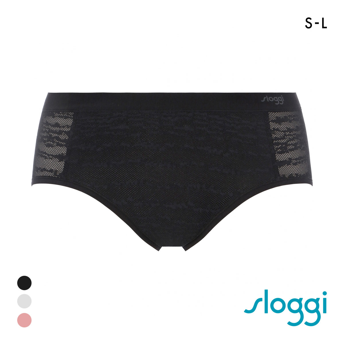 トリンプ スロギー フリーオールラウンド レース sloggi FREE AR Lace ショーツ ローライズ ヒップスター S-L Triumph(BK-ブラック-S-L)