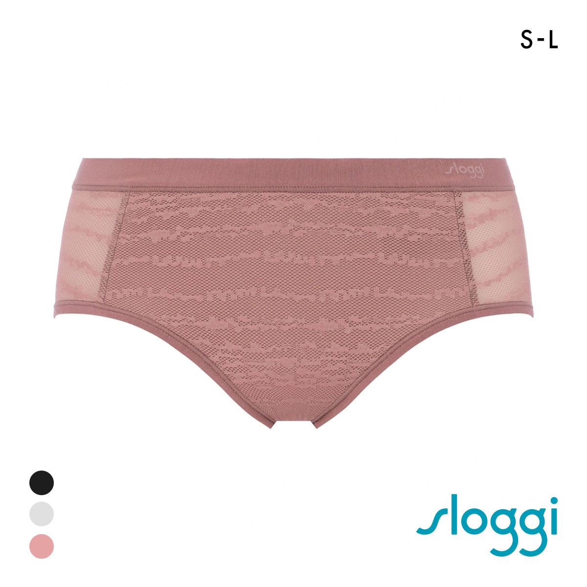 トリンプ スロギー フリーオールラウンド レース sloggi FREE AR Lace ショーツ ローライズ ヒップスター S-L Triumph(PBR-ピンクブラウン-S-L)