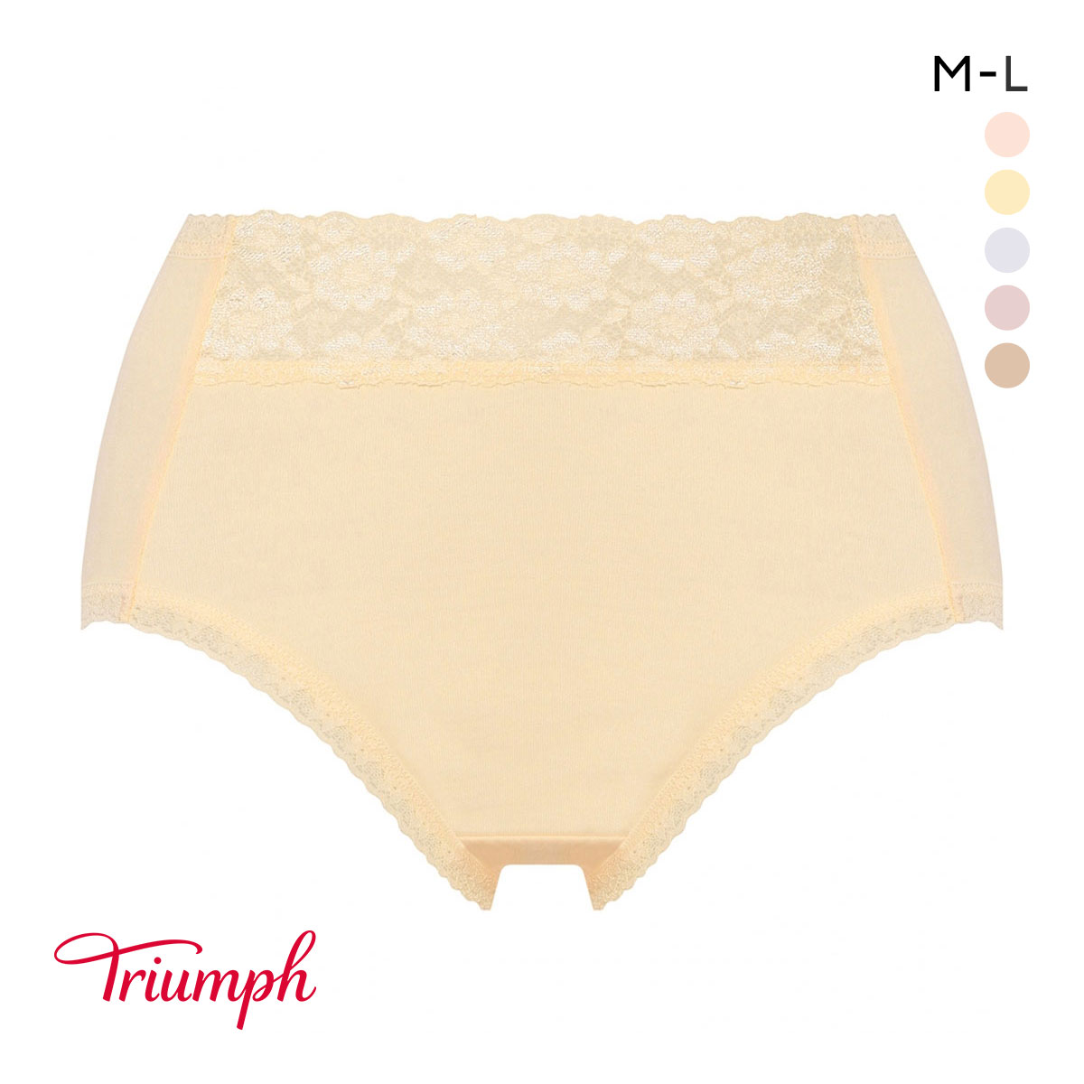 トリンプ TR7310 ベストヒットショーツ ハイウエスト はきこみ深め ML Triumph(CR-クリーム-M)