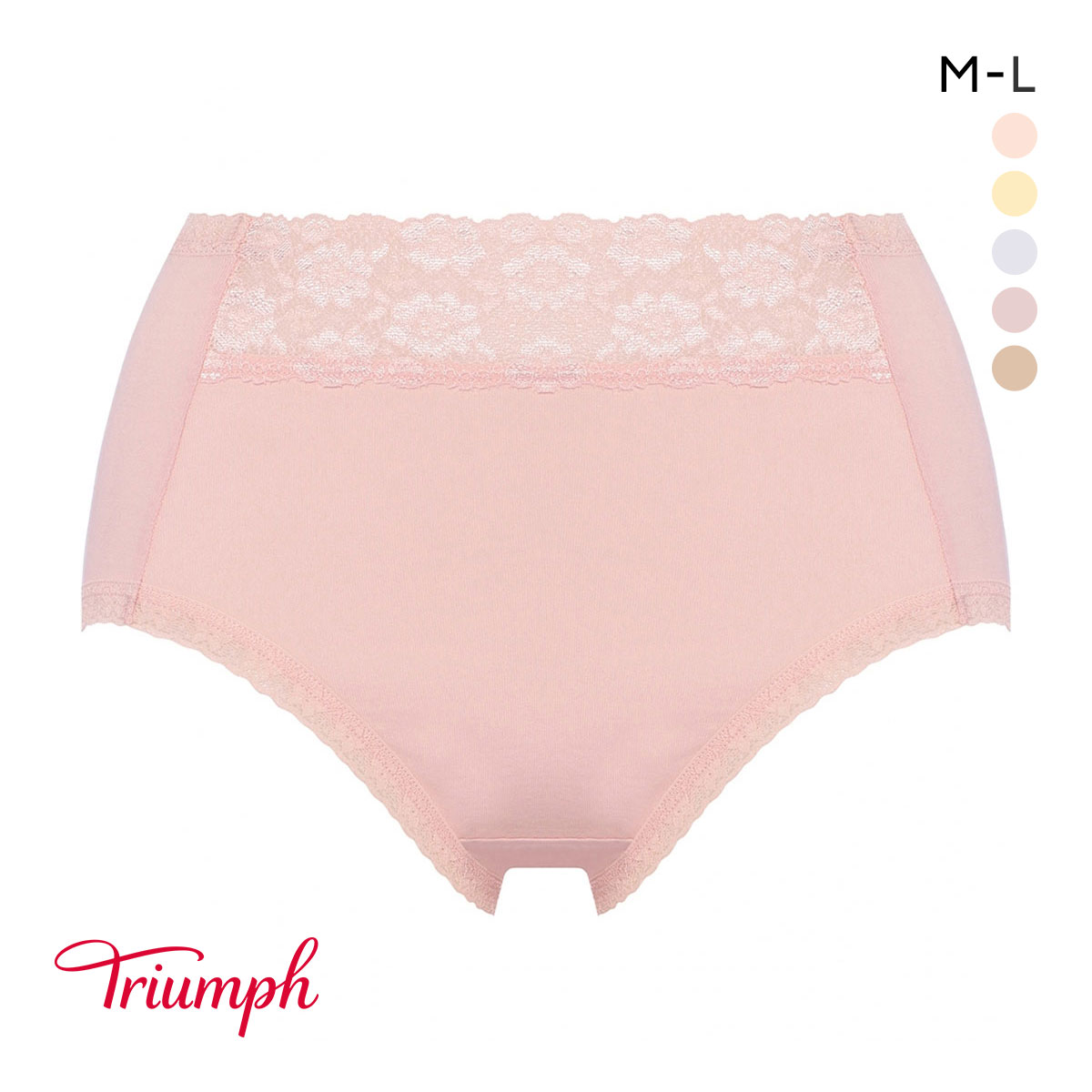 トリンプ TR7310 ベストヒットショーツ ハイウエスト はきこみ深め ML Triumph(PI-ピンク-M)