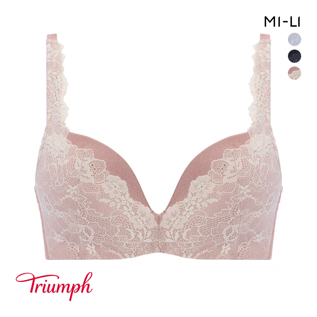 トリンプ TR622 スマートバランス ノンワイヤーブラジャー ML Triumph(PB-ピンクベージュ-M1)