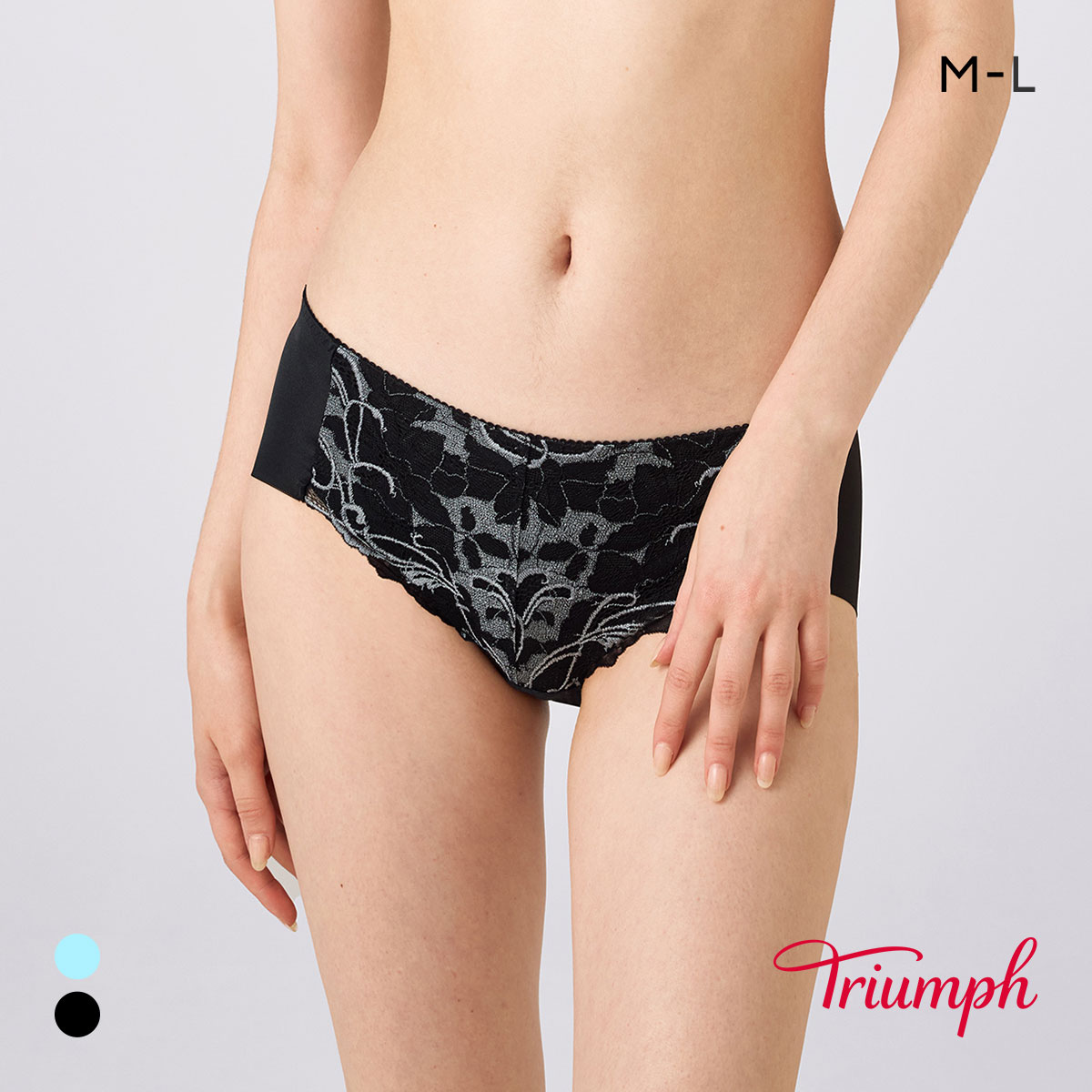 トリンプ TR640 優々ブラ ボーイレングスショーツ ML Triumph(BK-ブラック-M)