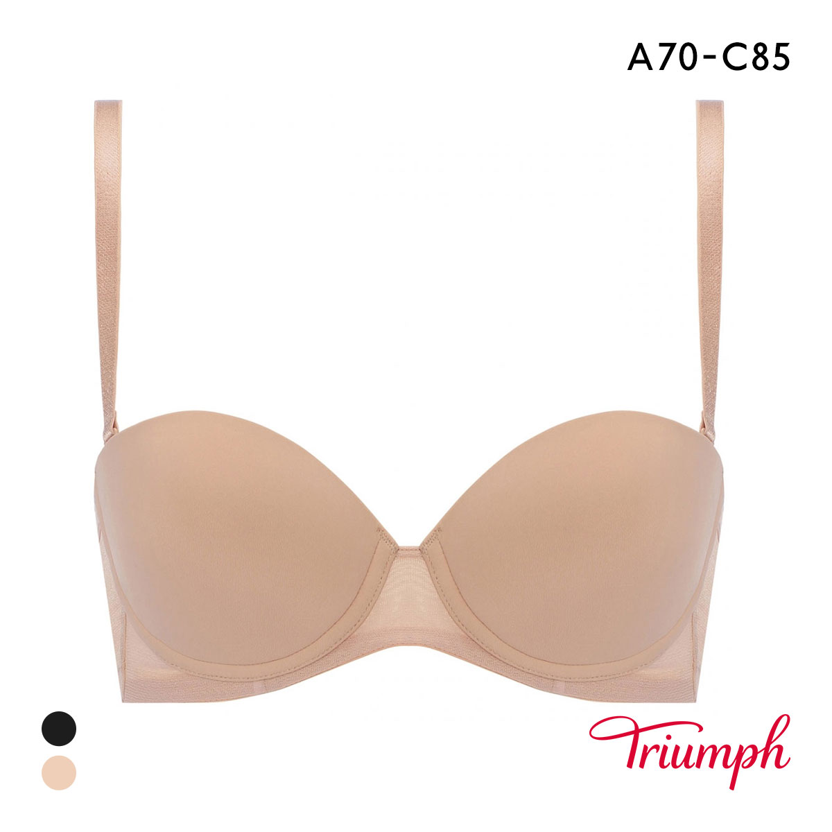 トリンプ TRTBRA025 Tシャツブラ ブラジャー ABC Triumph(BE-ベージュ-A70)