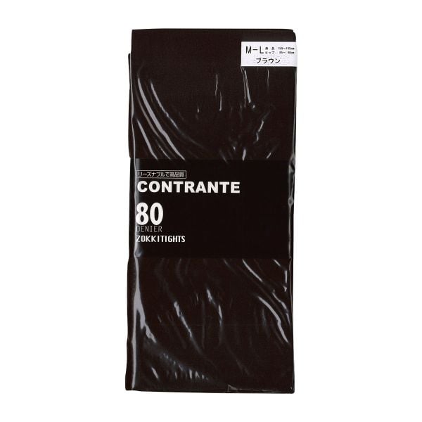 コントランテ ContRante カラータイツ 80デニール ゾッキタイプ