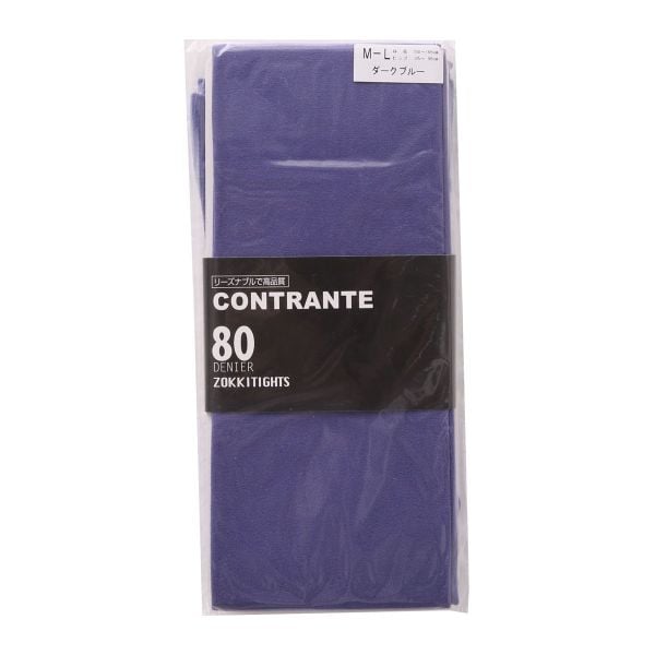 コントランテ ContRante カラータイツ 80デニール ゾッキタイプ