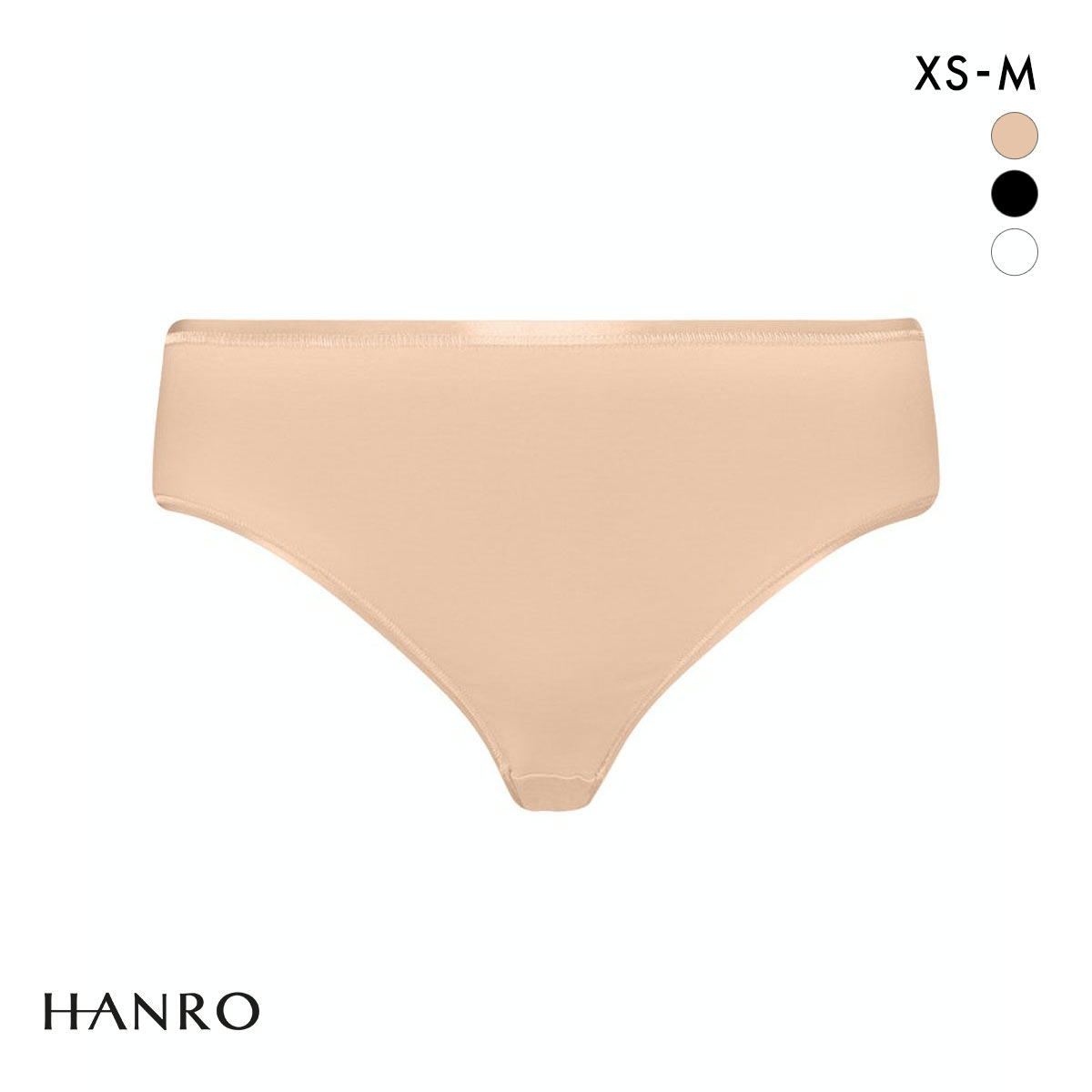 ハンロ コットン シームレス ノーマル ショーツ HANRO COTTON SEAMLESS(BE-ベージュ-XS)