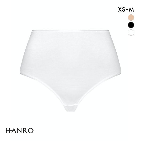 ハンロ コットン シームレス ショーツ HANRO COTTON SEAMLESS はきこみ丈ふかめ