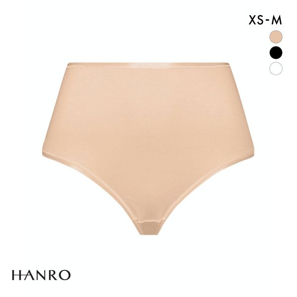 ハンロ コットン シームレス ショーツ HANRO COTTON SEAMLESS はきこみ丈ふかめ