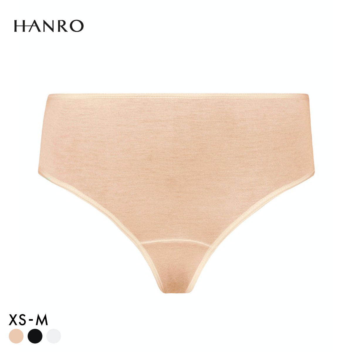 ハンロ モーメント 定番 バックレース ショーツ HANRO MOMENTS(BE-ベージュ-XS)