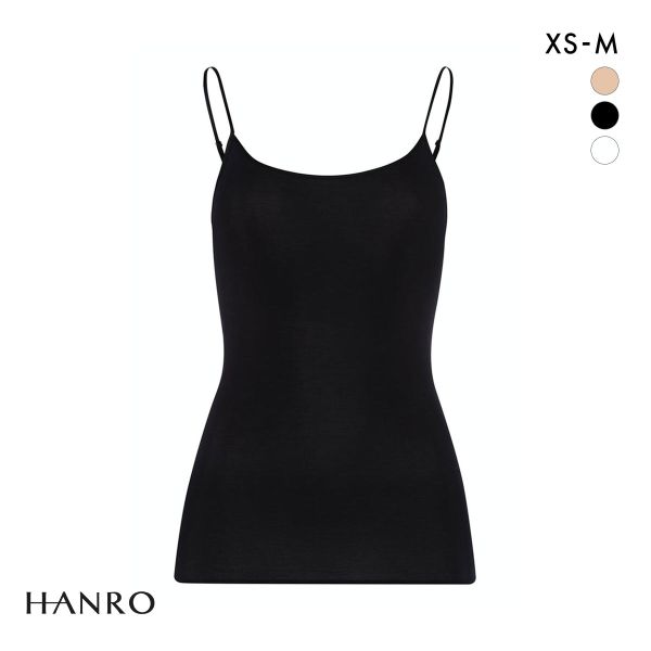 ハンロ コットン シームレス キャミソール HANRO COTTON SEAMLESS Uネック インナー