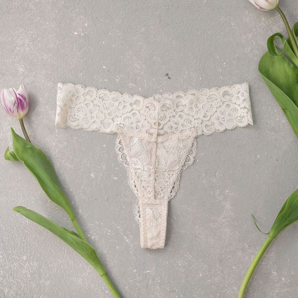 アブソール Absorle×中北成美 コラボ ナチュふわサイドフィット ペア ショーツ Tバック 総レース 単品