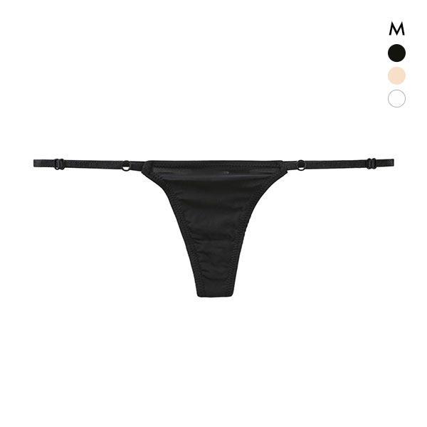 Private Collection マイクロ 脇アジャスター付き Tバック ショーツ M 股上浅め 単品 透け防止 水着 スイムウェア インナーパンツ