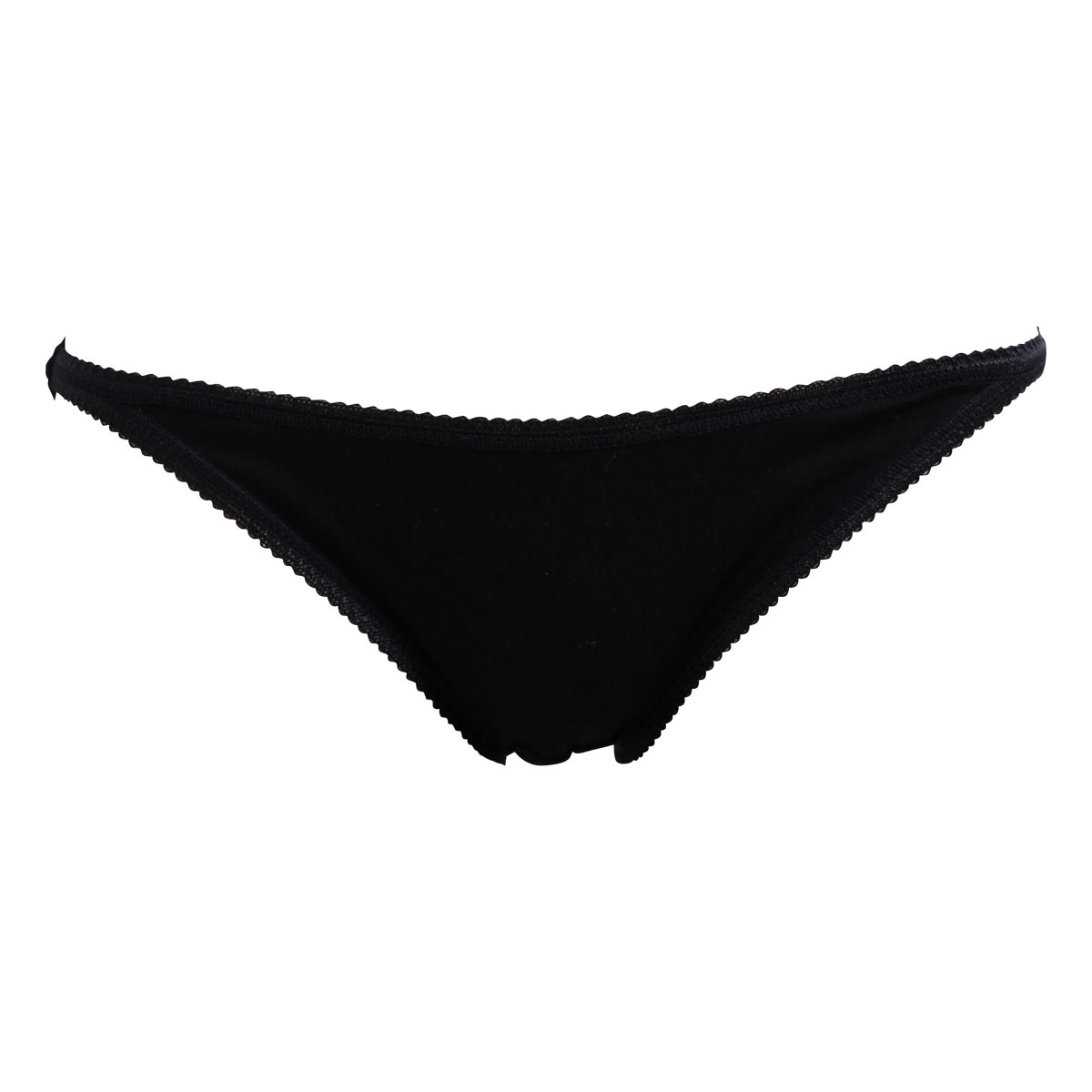 Private Collection定番 コットン スキャンティ ショーツ 単品(ブラック-M)