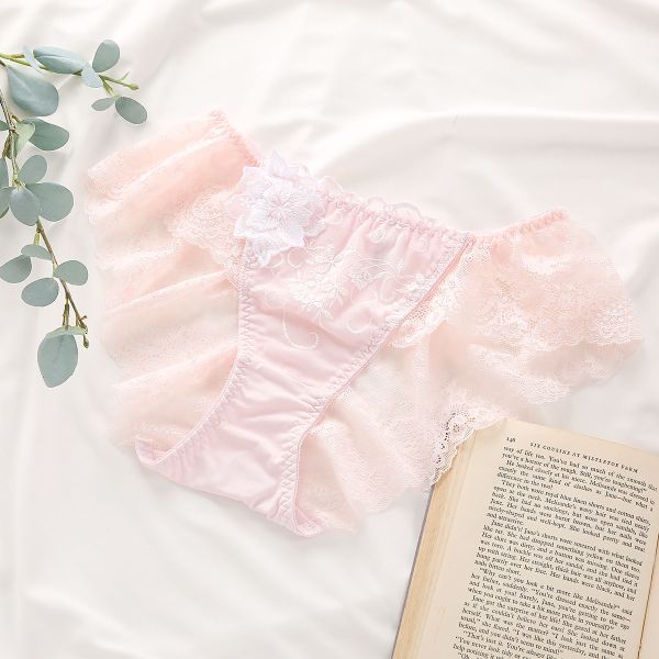 リリアージュココ LilyageCoco シアーガーデニア フレアレースショーツ ML 総レース バックレース フレアショーツ 単品