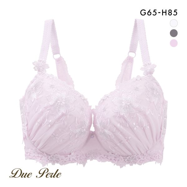 ドゥペルル クリスタル 脇高すっきりブラジャー GH 谷間 スムージング 凸凹 なめらか リフトアップ 大きいサイズ 脇肉 脇寄せ 盛り胸