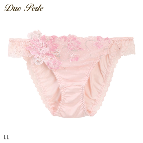 ドゥペルル リリーフロレッタ ノーマルショーツ スタンダード LL なめらか フィット ひびきにくい 大きいサイズ DuePerle