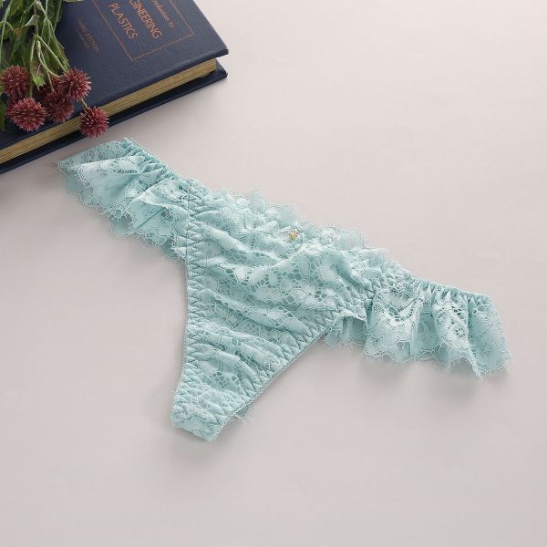 ドゥレリア Doux rellia オリエンタル Tバックショーツ M タンガ ソング 単品 総レース