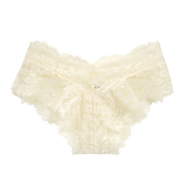 ドゥレリア Doux rellia オリエンタル チーキー バックレースショーツ ML ビキニ ブラジリアン 総レース 単品 インポート風 ハーフバック