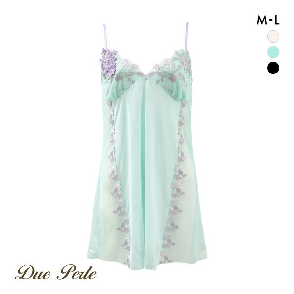 ドゥペルル ヴィクトリアシクラメン スリップ M-75 L-80 ランジェリー ロングキャミソール DuePerle