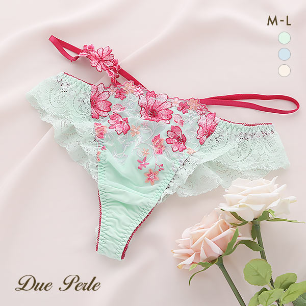 40%OFF【メール便(3)】 ドゥペルル DuePerle ブルーミング Tバックショーツ ML タンガ ソング ストリング コード バックレース 総レース 単品 40%OFF【メール便(3)】 ドゥペルル DuePerle ブルーミング Tバックショーツ ML タンガ ソング ストリング コード バックレース 総レース 単品