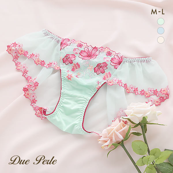 40%OFF【メール便(5)】 ドゥペルル DuePerle ブルーミング フレアレースショーツ ML バックレースショーツ 総レース フレアショーツ 単品 40%OFF【メール便(5)】 ドゥペルル DuePerle ブルーミング フレアレースショーツ ML バックレースショーツ 総レース フレアショーツ 単品