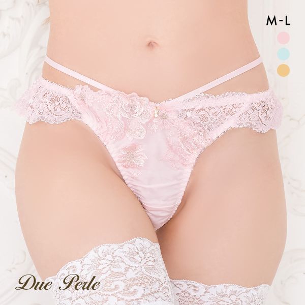 20%OFF【メール便(4)】 ドゥペルル DuePerle ヴィーナス Tバックショーツ ML 単品 タンガ ソング バックレース 総レース ストリング 20%OFF【メール便(4)】 ドゥペルル DuePerle ヴィーナス Tバックショーツ ML 単品 タンガ ソング バックレース 総レース ストリング