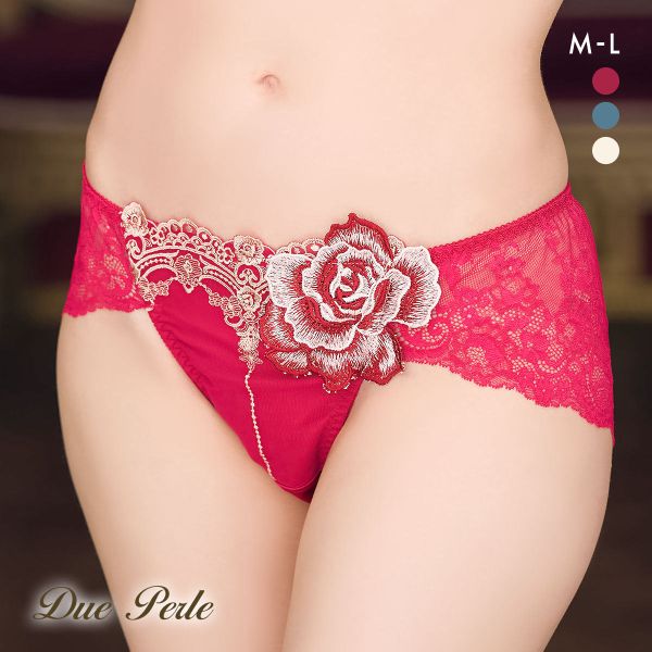 30%OFF【メール便(4)】 ドゥペルル ルージュ 総レースショーツ ML バックレース ひびきにくい やわらか DuePerle 30%OFF【メール便(4)】 ドゥペルル ルージュ 総レースショーツ ML バックレース ひびきにくい やわらか DuePerle