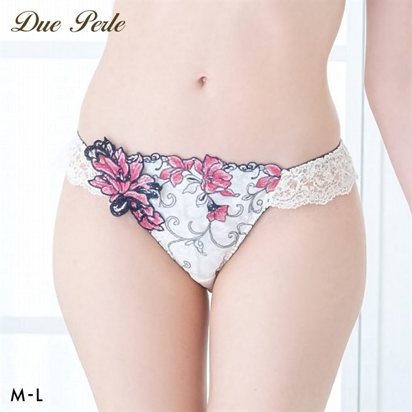 ドゥペルル リリーフロレッタ ノーマルショーツ スタンダード ML なめらか フィット ひびきにくい DuePerle