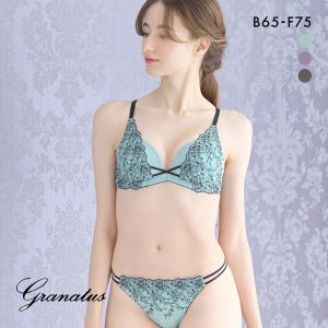 グラナティス ワイルドベリー ブラセット BCDEF ブラジャー ショーツ セット ソフトワイヤー 痛くなりにくい 大きいサイズ granatus