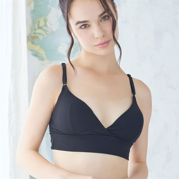 ドルチェフィオラエブリー Dolce Fiora every モダンプリンセス ハーフトップブラ M L ノンワイヤー ブラレット ブラジャー リラックス 敏感肌 単品